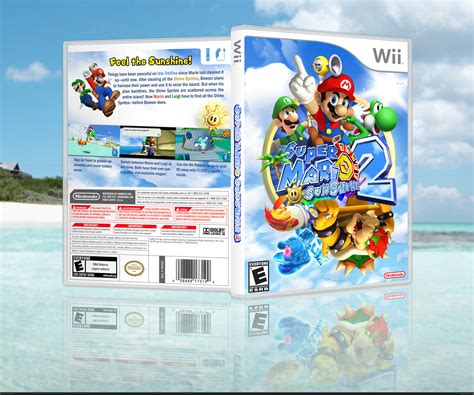 Viewing full size Super Mario Sunshine 2 box cover