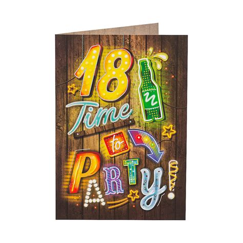 Traditional Male 18th Birthday Card | The Reject Shop