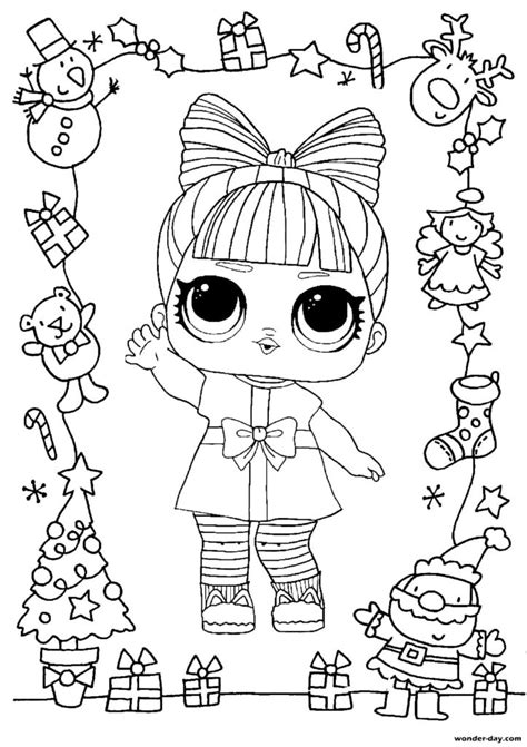 Christmas coloring pages. 200 Printable Coloring pages