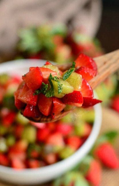 Strawberry Kiwi Fruit Salad - Will Cook For Smiles