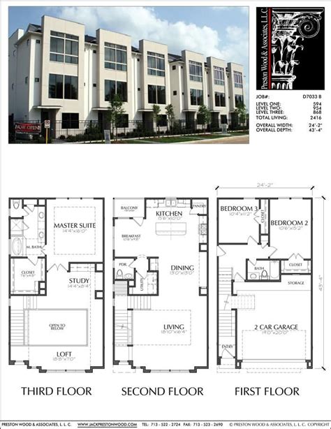 Townhomes, Townhouse Floor Plans, Urban Row House Plan Designers | Row house design, Town house ...