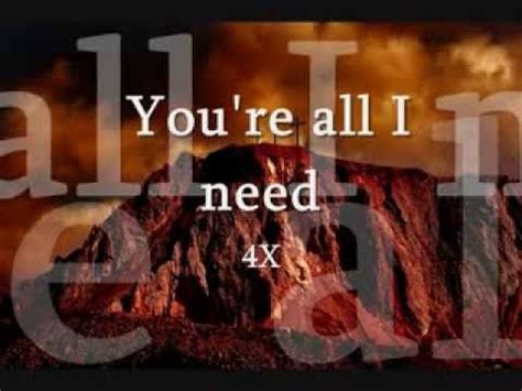 "You're All I Need" HEZEKIAH WALKER LYRICS | Lyrics, Gospel song, Gospel