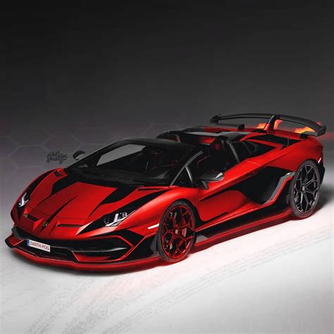 #Aventador #SVJ #Roadster #Black #Red #DevilWrap 😈 | Lamborghini cars, Cool cars, Cars