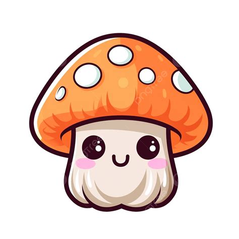 Cute Halloween Cartoon Mushroom Vector Clipart, Halloween Clipart, Mushroom Clipart, Cute ...