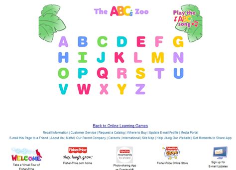 we.life.story: ABC Zoo Games - Fisher Price..