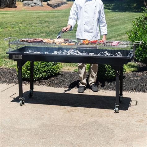 Backyard Pro CHAR-60 60" Heavy-Duty Steel Charcoal Grill with ...