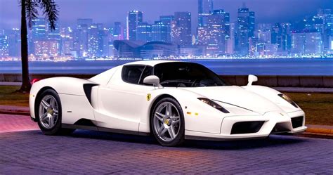 Legendary White Enzo Ferrari is Up For Auction Without Reserve