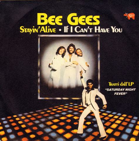 Bee Gees - Stayin' Alive (Vinyl, 7", 45 RPM, Single) | Discogs