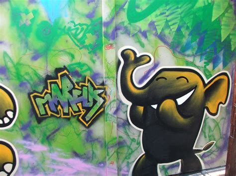 Elephant and Graffiti WIP by Eeg0 on DeviantArt