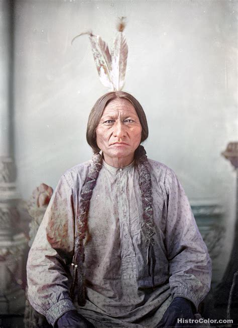 Sitting Bull Hunkpapa Lakota leader – Colorized Historical Pictures