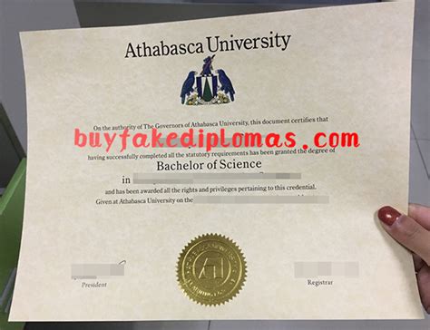 Fake Athabasca University Degree | Buy Fake Diplomas, High School, College, Degrees, Fake ...