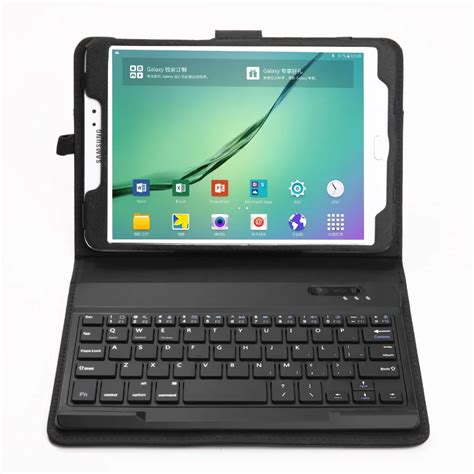 Keyboard Cover Keyboard Case Leather Case/Bluetooth Keyboard for Samsung Galaxy Tab S2 8.0 T715 ...