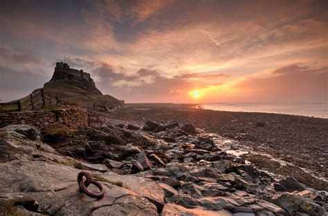 Lindisfarne Sunrise - An image from yestardays stunning sunrise down at Lindisfarne, Holy Island ...