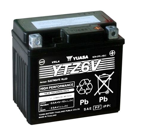 แบตเตอรี่ YUASA 12 V 5.0 AH สำหรับ Scoopy 110 (new) IS, Moove 110, Zoomer X 110, Click 125i, PCX ...