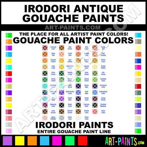 Russet Brown Antique Gouache Paints - 034 - Russet Brown Paint, Russet Brown Color, Irodori ...