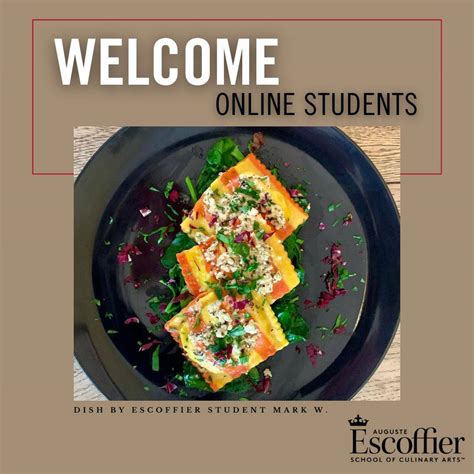 Auguste Escoffier School of Culinary Arts on Twitter: "We want to welcome all of our newest # ...