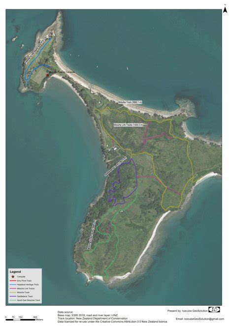 Motuihe Island Map by IC Geosolution | Avenza Maps