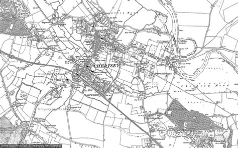 Old Maps of Chertsey, Surrey - Francis Frith