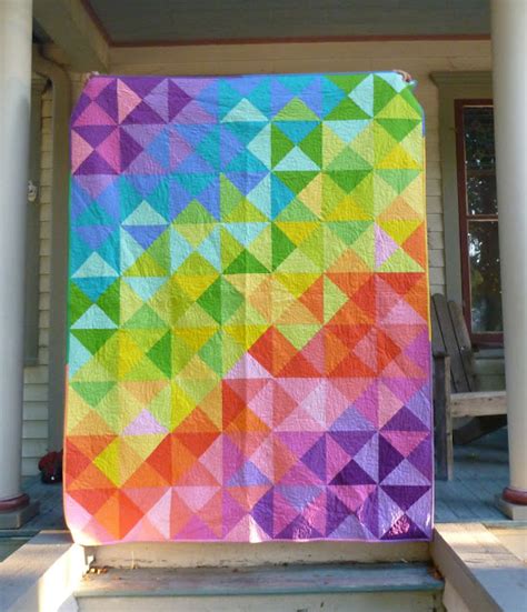 QST Rainbow Quilt Finish | Leila Gardunia Quilt Patterns