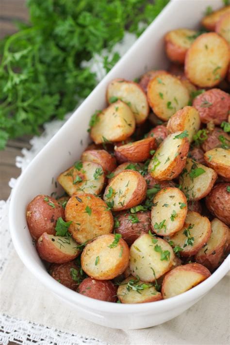 Garlic and Herb Roasted Potatoes - Olga's Flavor Factory