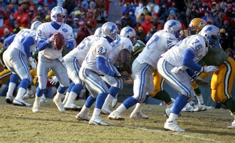 Detroit Lions 345 15: Detroit Lions at the Green Bay Packers in 1991