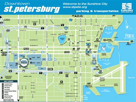 St. Petersburg, Florida Map - Map Of St Petersburg Florida Area ...