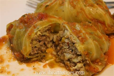 Easy Baked Stuffed Cabbage Rolls | I Heart Recipes