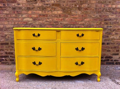 Vintage French Provincial Dresser In Sunny Yellow reserved | Etsy | French provincial dresser ...