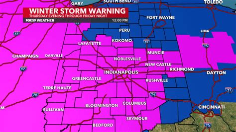 Winter storm timing: How much snow will Indiana get?