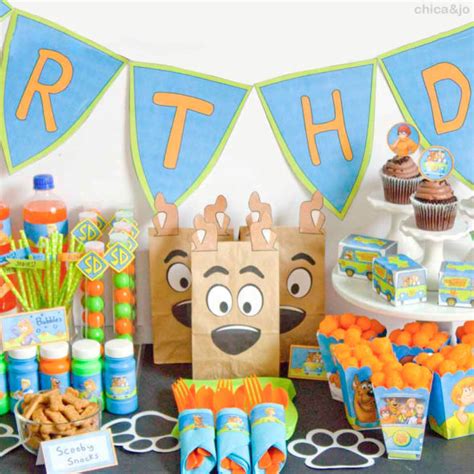 Scooby Doo Birthday Party Ideas and Printables | Chica and Jo