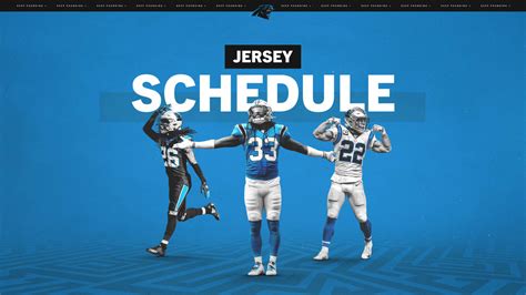 Panthers release 2020 jersey schedule