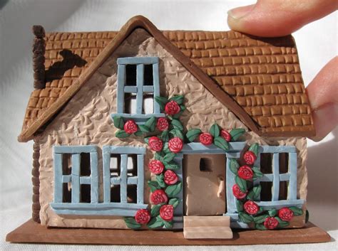 Portrait Houses & Clay Trials | Clay houses, Clay fairy house, Polymer clay creations