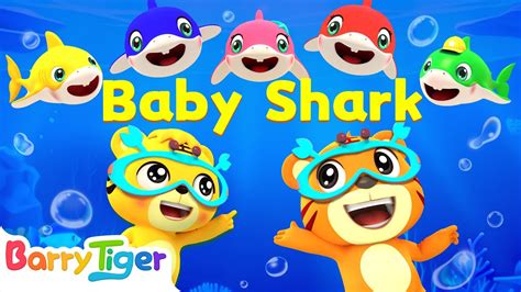 Baby Shark | Nursery Rhymes | Kids Songs - Baby Tiger - YouTube