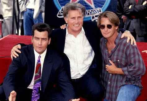 Martin Sheen, Charlie Sheen, and Emilio Estevez | Celebrities With Famous Dads | POPSUGAR ...