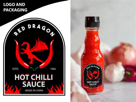 Chilli Sauce Logo, Label And Packaging Design by Mercury Spiders on Dribbble