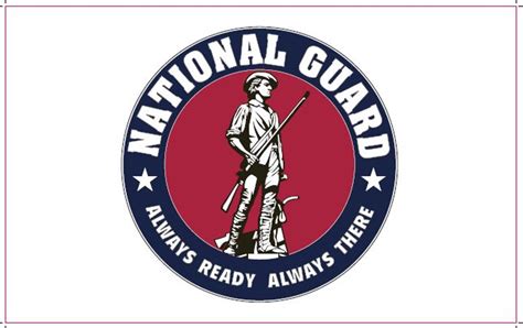 National Guard "Always Ready Always There" 3' x 5' Digital Single Reverse Nylon Flag with Header ...