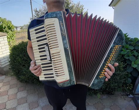 Ukraine Accordion PIONER 80 Bass Vintage USSR Accordion Made | Etsy