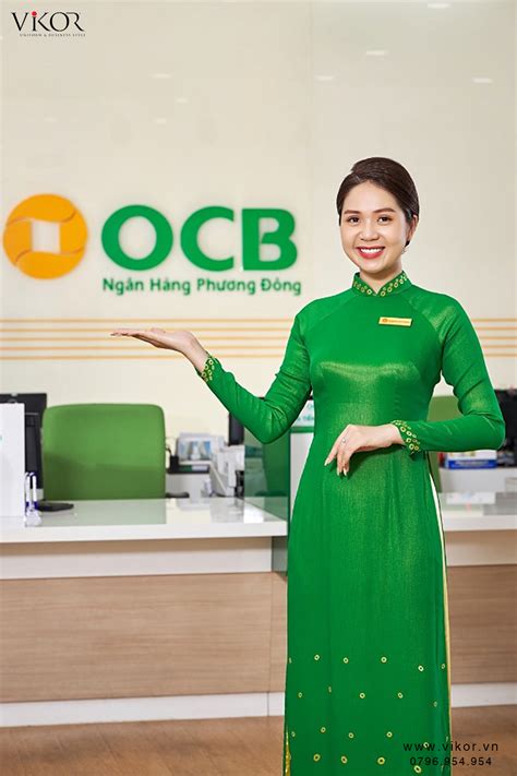 Áo dài đồng phục Ngân hàng OCB