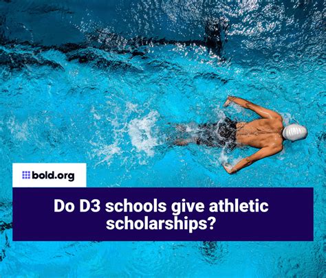 Do D3 schools give athletic scholarships? | Bold.org