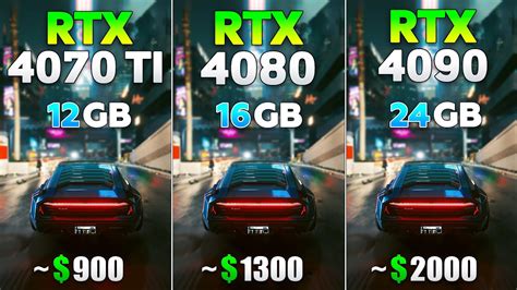 RTX 4070 Ti vs RTX 4080 vs RTX 4090 - Test in 8 Games - YouTube