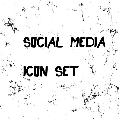 Social Media Icons by Knice1 Social Media Icons, Icon Set, Typo, Icons, Social Icons