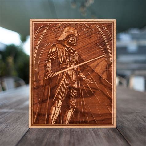 Laser Engraved Wooden Posters You Can Only Appreciate with a Magnifying Glass | ilikethesepixels ...