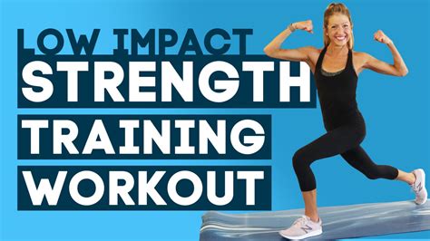 Low Impact Strength Training Workout.Total Body No Equipment! - Caroline Jordan