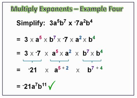 Multiplying Algebra Exponents | Passy's World of Mathematics