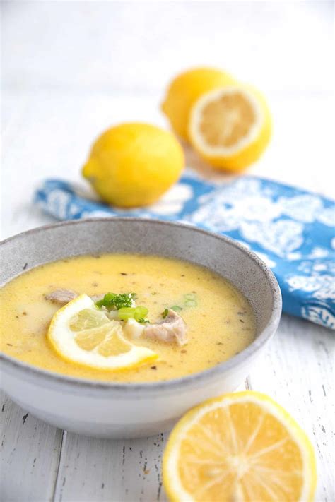 Easy Lemon Chicken Soup - Keto Avgolemono