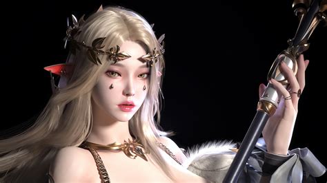 beautiful, elf, girl, digital art, 4k, pc, HD Wallpaper | Rare Gallery