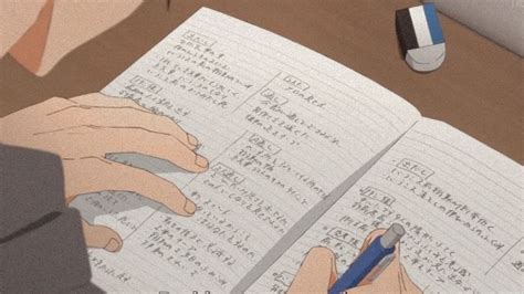 Bakuten Aesthetic Anime Notebook Writing