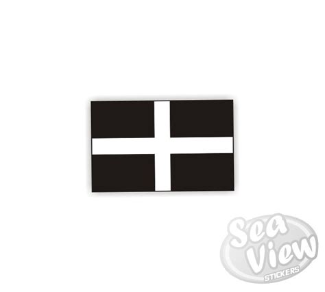 Mini Cornwall Flag Sticker