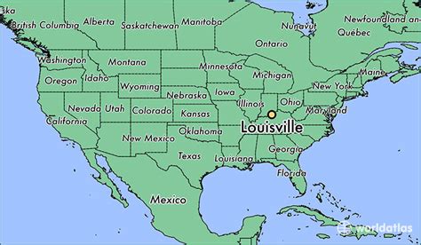 Louisville Kentucky Map | Color 2018