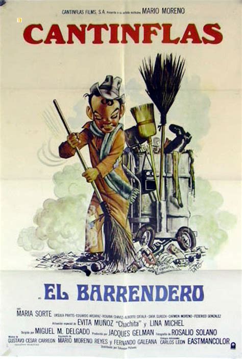 "CANTINFLAS EL BARRENDERO" MOVIE POSTER - "EL BARRENDERO" MOVIE POSTER